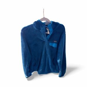 EUC Patagonia Better Sweater with Hood in a beautiful blue color. Size Medium.